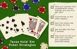 Tips For Playing Texas Hold'Em Online